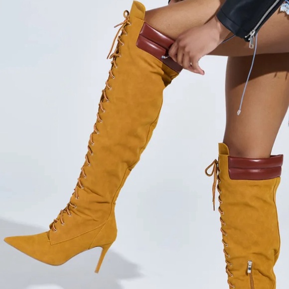 OVER-THE-KNEE FASHION BOOT - Picture 1 of 7